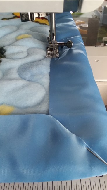 How to Add Satin Binding to a Fleece Quilt
